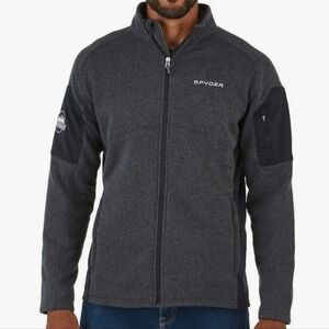 Spyder Empire Full Zip Jacket XL Charcoal Grey